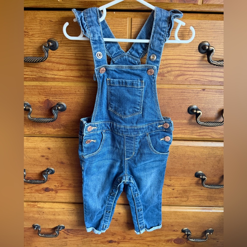 Okie Dokie Denim Overalls in Blue size 12m